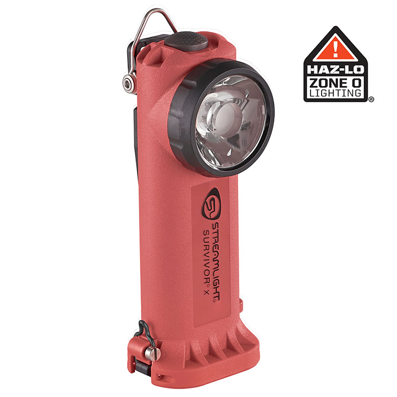 SURVIVOR® X RIGHT ANGLE ATEX LIGHT :: RECHARGEABLE OR ALKALINE